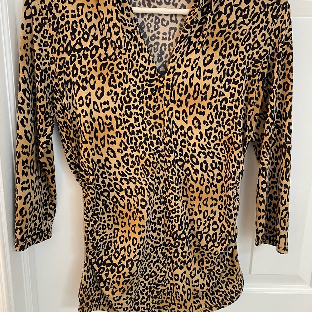 Leopard Print Women's Top